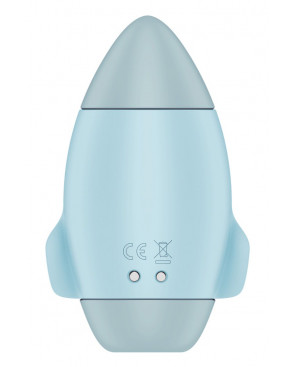 Stimulateur de clitoris violet vibration et air pulsé USB vert Mission control Satisfyer - CC597853