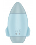 Stimulateur de clitoris violet vibration et air pulsé USB vert Mission control Satisfyer - CC597853