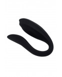 OSMOSE, stimulateur pour couple USB, à double tête, avec télécommande, en silicone médical - BQ602BLK