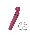 Vibromasseur wand rouge USB 60 vibrations Planet Wand-er Satisfyer - CC597844