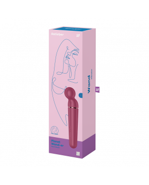 Vibromasseur wand rouge USB 60 vibrations Planet Wand-er Satisfyer - CC597844