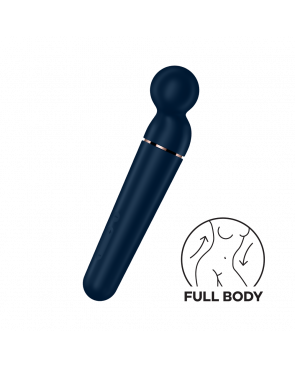 Vibromasseur wand bleu USB 60 vibrations Planet Wand-er Satisfyer - CC597845