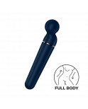 Vibromasseur wand bleu USB 60 vibrations Planet Wand-er Satisfyer - CC597845