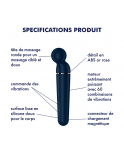 Vibromasseur wand bleu USB 60 vibrations Planet Wand-er Satisfyer - CC597845