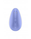 Stimulateur clitoridien par onde de pression sans contact et par vibration USB violet et rose, Pixie Dust Satisfyer - CC597836