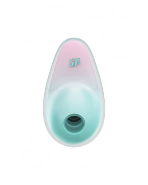Stimulateur clitoridien par onde de pression sans contact et par vibration USB vert et rose, Pixie Dust Satisfyer - CC597837