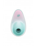Stimulateur clitoridien par onde de pression sans contact et par vibration USB vert et rose, Pixie Dust Satisfyer - CC597837