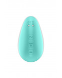 Stimulateur clitoridien par onde de pression sans contact et par vibration USB vert et rose, Pixie Dust Satisfyer - CC597837