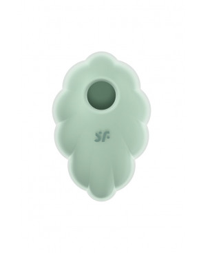 Stimulateur clitoridien par onde de pression sans contact et par vibration USB vert menthe, Cloud Dancer Satisfyer - CC597838