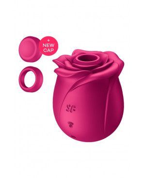 Stimulateur de clitoris rose par ondes de pression ou sans contact Pro 2 Classic Blossom Satisfyer - CC597840