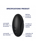 Stimulateur clitoridien par air pulsé et vibration noir USB Vulva Lover 3 Satisfyer - CC597827