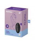 Stimulateur clitoridien par air pulsé et vibration noir USB Vulva Lover 3 Satisfyer - CC597827