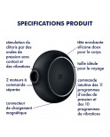 Stimulateur clitoridien par air pulsé et vibration USB Pro To Go 3 Satisfyer - CC597805