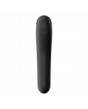 2 en 1 Stimulateur de clitoris et vibromasseur connecté USB noir Dual Kiss Satisfyer - CC597797