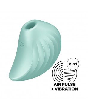 Stimulateur de clitoris vert USB Pearl Diver Satisfyer - CC597787