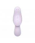 2 en 1 Vibromasseur et stimulateur de clitoris USB violet Curvy Trinity 2 Satisfyer - CC597788