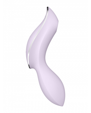 2 en 1 Vibromasseur et stimulateur de clitoris USB violet Curvy Trinity 2 Satisfyer - CC597788