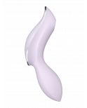 2 en 1 Vibromasseur et stimulateur de clitoris USB violet Curvy Trinity 2 Satisfyer - CC597788