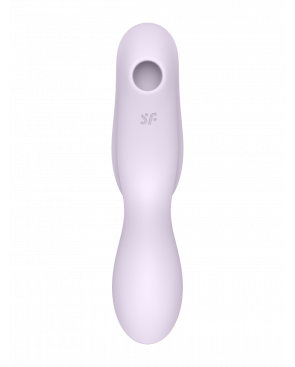 2 en 1 Vibromasseur et stimulateur de clitoris USB violet Curvy Trinity 2 Satisfyer - CC597788