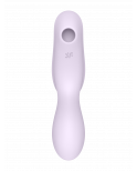 2 en 1 Vibromasseur et stimulateur de clitoris USB violet Curvy Trinity 2 Satisfyer - CC597788