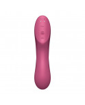 2 en 1 Stimulateur de clitoris et vibromasseur Curvy Trinity 3 rouge Satisfyer - CC597772