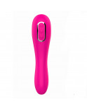 Vibromasseur 10 modes  et stimulateur par vibrations à picots sur membrane rose 10 programmes USB - BOZ-047PNK