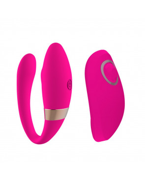 Vibromasseur rose pour couple - TOD-056PNK