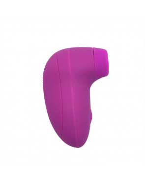 Stimulateur clitoridien avec 2 embouts interchangeable vibration sur picots et langue - BOZ-058PUR