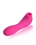 Vibromasseur rose avec 20 programmes de vibration et stimulation clitoridien à membrane picots USB - CR-CAV013