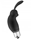 Stimulateur de clitoris vibrant noir rabbit - CC5730010010