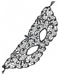 Masque souple dentelle - 100822