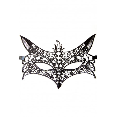 Masque souple dentelle noire - 100825