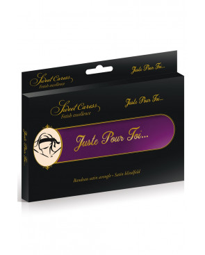 Bandeau satiné violet pour les yeux - CC780200006000