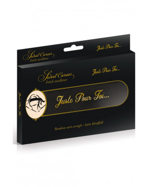 Bandeau satiné noir pour les yeux - CC780200001000