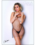 Petite robe en fine résille incrusté de strass - Le Numéro 1 - Collection Strass - CM97006