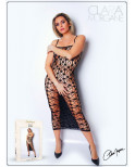 Robe sexy longue en résille noire - Le Numéro 3 - Collection Robe - CM97003