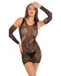 Robe avec mitaines - REN7085BLK