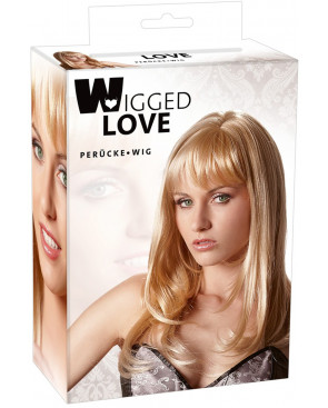 Perruque blonde mi-longue - ORI771708