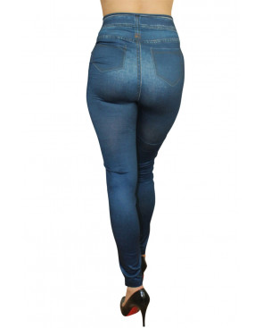 Legging bleu style jean neuf - FD1012