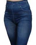 Legging bleu style jean neuf - FD1012