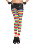 Legging fantaisie coloré bandes horizontales - MH35008RAI