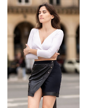 Jupe courte noire Mia - LSL2-SBLK
