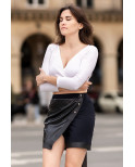 Jupe courte noire Mia - LSL2-SBLK