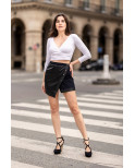Jupe courte noire Mia - LSL2-SBLK
