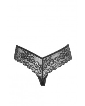 String en dentelle florale noire - R2322218